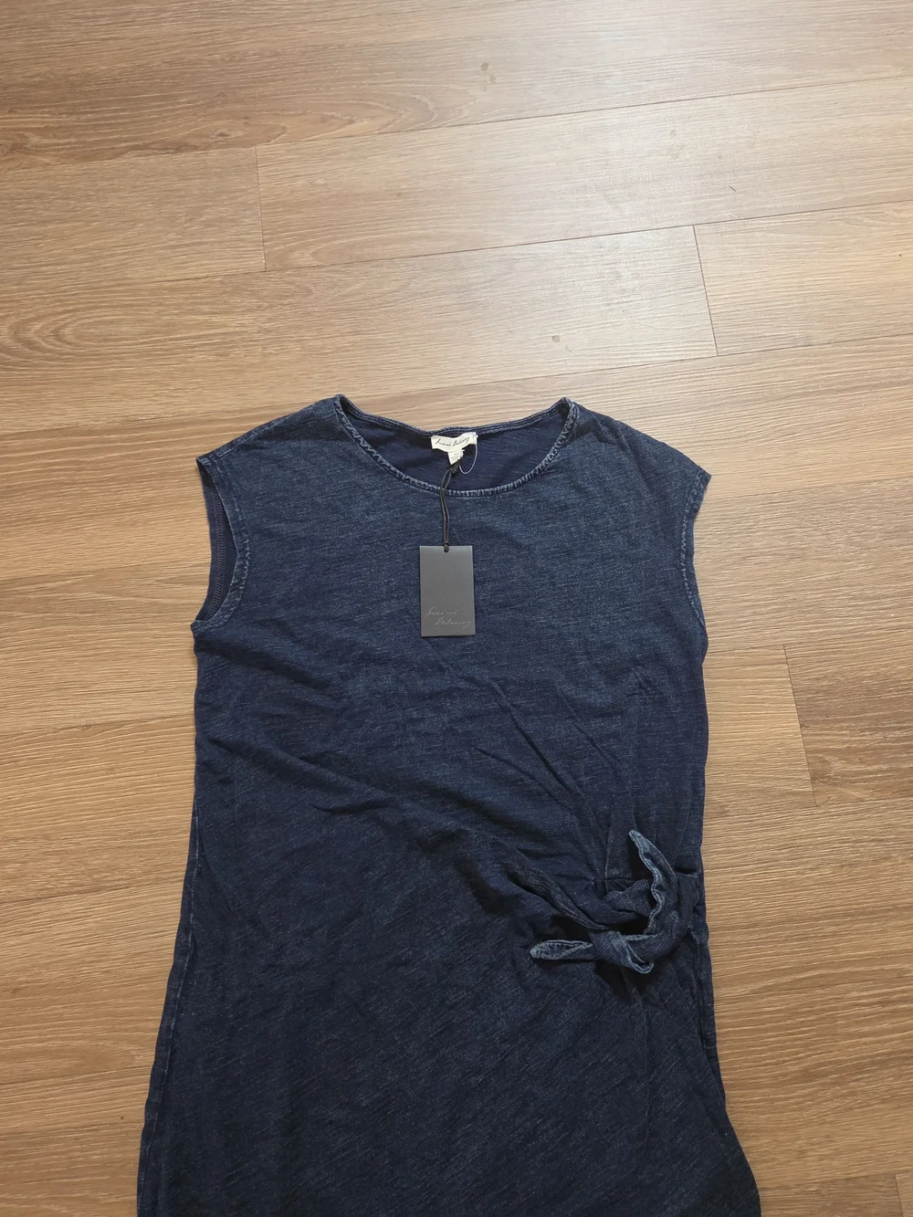 Jane and Delancey Navy Blue Knit Short Dress - Picture 4 of 7